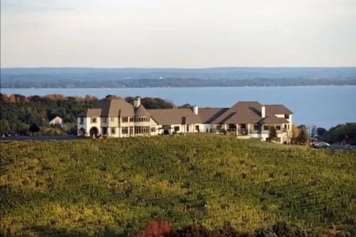 Downtown Traverse City condo with view of West  Bay.