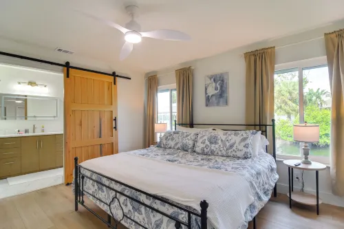 Riverfront Basecamp to Boat Fish Chase Sunsets - 3-Star