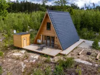 Cozy A-Frame Cottage Surrounded by a Magical Panorama, Incl Sauna Hotels in Kallinge