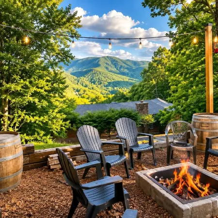 Cabin Mountain View Retreat • Hot Tub, Game Room, Fire Pit, Pizza Oven