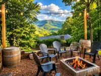 Cabin Mountain View Retreat • Hot Tub, Game Room, Fire Pit, Pizza Oven - 3성급