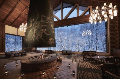 共有エリア 星野リゾート 奥入瀬渓流ホテルの写真