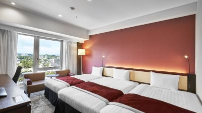 【喫煙/キャッスルビュー】スーペリアツイン + エキストラベッド ダイワロイネットホテル福山駅前の写真