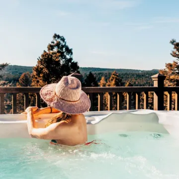 Indigo //Aframe- Hot Tub- Views!