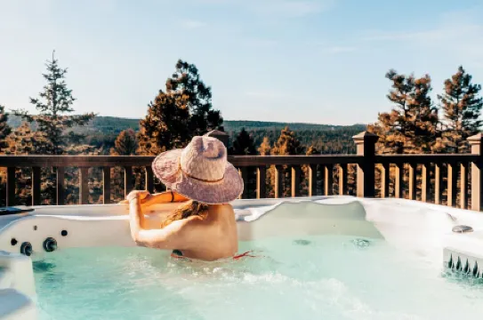 Indigo //Aframe- Hot Tub- Views!