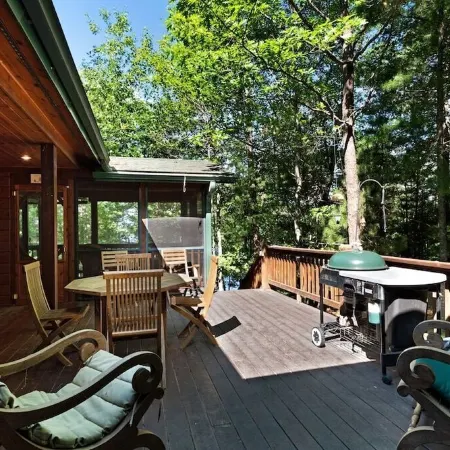 On the Eagle River Chain O’ Lakes, Lake Front, 3200 sq. ft., 2.5 Baths