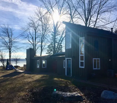 Life is better on Portage Lake.  SUMMER FIREWORKS- viewable from House