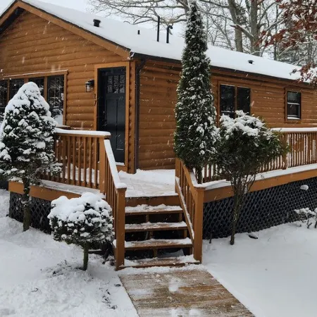 Cozy Cabin with Hot Tub, Fire Pit, Game Room -Near Deep Creek Lake