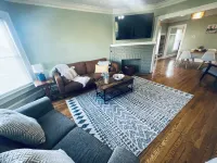 2 Queen Beds in 1896 Victorian Triplex! AC, WiFi, Parking & More!