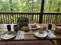 Cozy Coosawatee Cabin on top of Eagle Mountain with hot tub, fire pit and fun!!