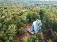 Modern A-FRAME cabin in the Ozark Mountains with amazing views!