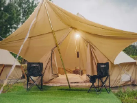 Citrushill Family Glamping Dan Villa Syariah Kebun Lemon シアターのホテル