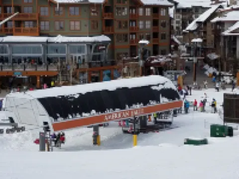 Our studio condo is the closest condo to the Eagle Lift.  Just steps away.