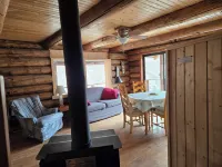 Hand Crafted Log Cabin On The Salmon River With Private Sand Beach