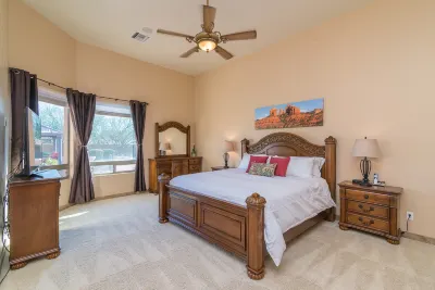 Sparkling Heated Pool and Mountain Views - Luxurious Desert Oasis