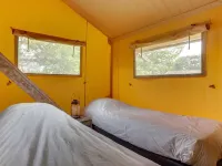 Tent Lodge with Sanitary Facilities at the Bedafse Bergen - Campsite - 2-Star