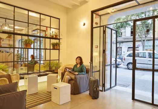 호스텔 공용 거실