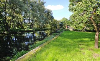 Timber House in Lenzen by Elbe River