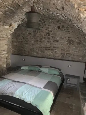 Rustic vacation apartment in an old oil mill