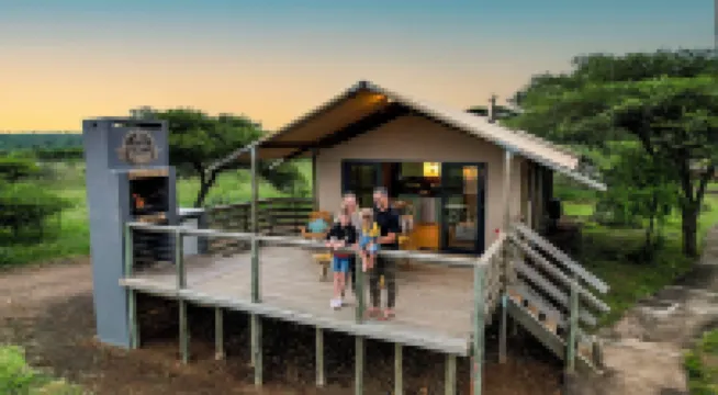 白象野生動物園非洲露營