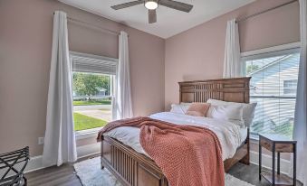 Bright Durham Home w/ Fully Furnished Deck!