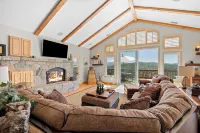 Hot Tub Fire Pit Game Room Amazing Deck Views Sky Canyon Lodge by AvantStay