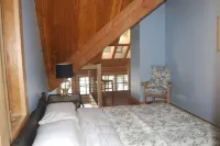 Stone Gatehouse in Mt. Robson Park Near Jasper Nat. Park, Ab