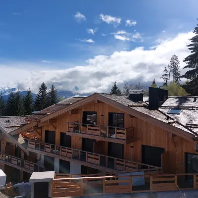 Luxury apartment 6-8 pers. with Balcony - small garden foot of slopes Combloux