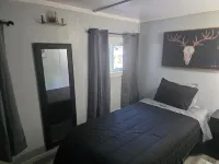 Cozy river cabin with hot tub, great fishing, and peaceful nature views.