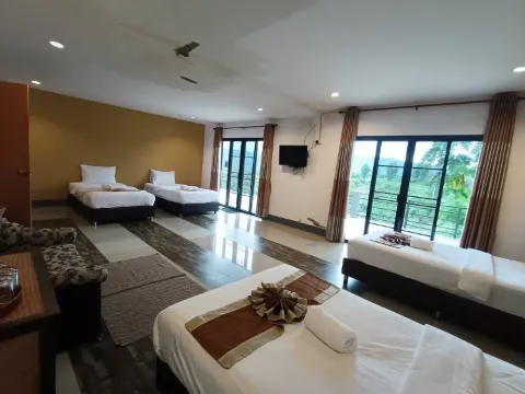 ห้องครอบครัว-เตียงเดี่ยว 4 เตียง