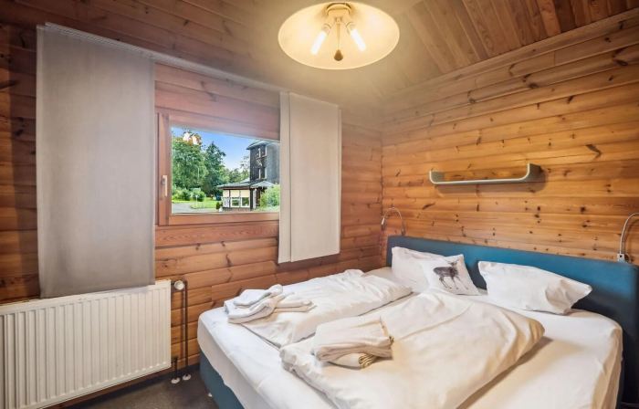 Finnische Blockhausstilhauser im Harz