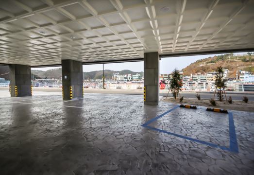 강구항 야경 전경