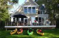 Stunning Waterfront Home on Peconic Bay, Gorgeous Sunsets, Private Dock Shinnecock Museuem and Cultural Center附近的飯店