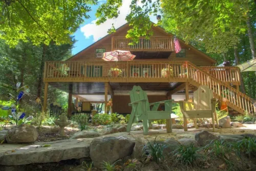 Luxury Cabin On The Chattahoochee River - Short Walk To Downtown Helen
