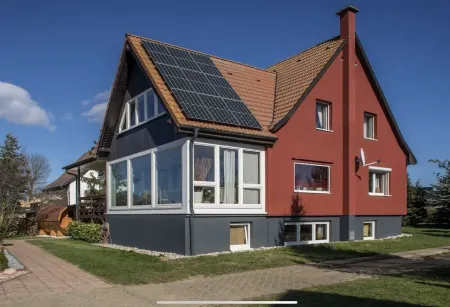 Villa-Water-Facility-Wintergarden-BRÖTCHENSERVICE-Kajaks-Sauna-Garden-Grill Lounge Отели в г. Остфорпоммерн