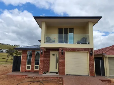 Newly built house in the middle of the Links Lady Bay Golf Course