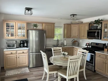 Newly remodeled home two blocks from Lake Charlevoix. 5 miles to Boyne Mt.