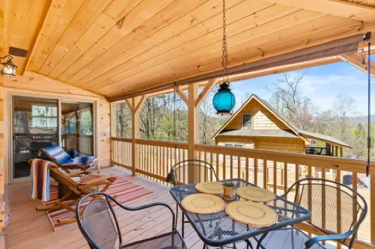 NEW Cabin 15 min to Asheville with Blue Mountain Views!