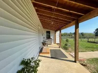 Farmhouse at the foot of the Blue Ridge Mountains