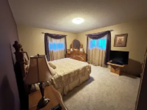 Spacious home with a large deck and ample space for beautiful sunset viewing!