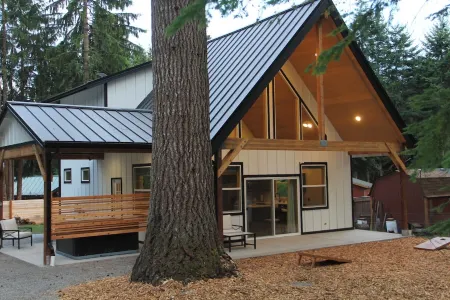 BRAND NEW! 2 Bedroom Cabin Minutes from Mt Rainier National Park!