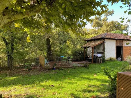 Authentic 19th-century villa 240 M2, private pool, 15 mn from Mimizan. Отели в г. Лю