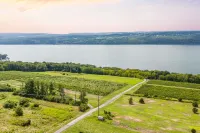 Sunset View Waterfront Home in the heart of Seneca Lake Wine Trail with Hot Tub