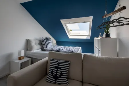 Apartment Koje in Schillg, walking distance to the beach, WLAN, parking, Sky