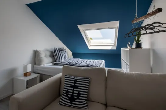 Apartment Koje in Schillg, walking distance to the beach, WLAN, parking, Sky
