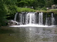 Private retreat at the waters edge of one of NE Ga premier trout streams.