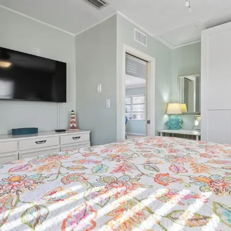 One Bedroom Remodeled Stand-Alone Unit - Steps from Our Private Beach.