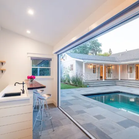 Sonoma Square Gem! Charming New Farmhouse w Pool + Private Detached Guest Suite