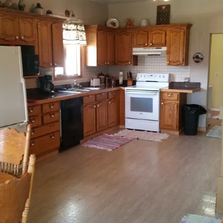 Year-round rental house across from the entrance to Big Stone Lake State Park