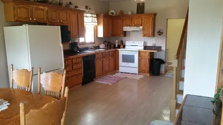 Year-round rental house across from the entrance to Big Stone Lake State Park